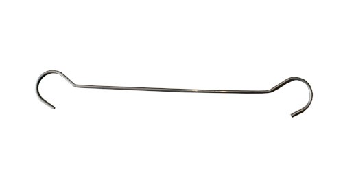 Barres plafond acier/nickel 30cm