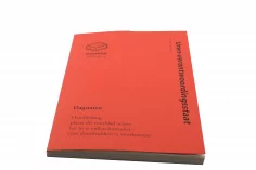 Horaires journaliers sur bloc 21x15cm A5 pour chauffeur rouge 50x2 feuilles pour chauffeur