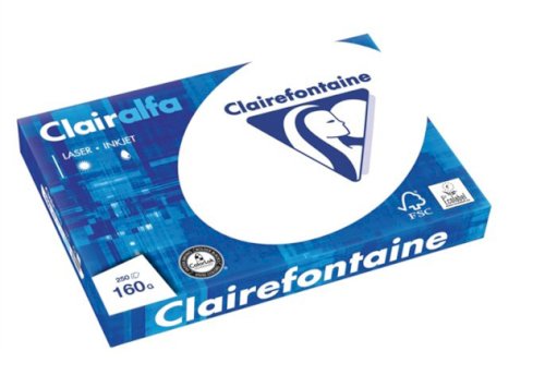 250 Blatt Papier A3, 160 g weiß Clairefontaine DCP für Farblaser